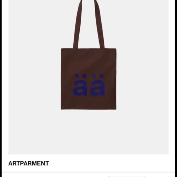 artparment/aa bag 브라운 에코백