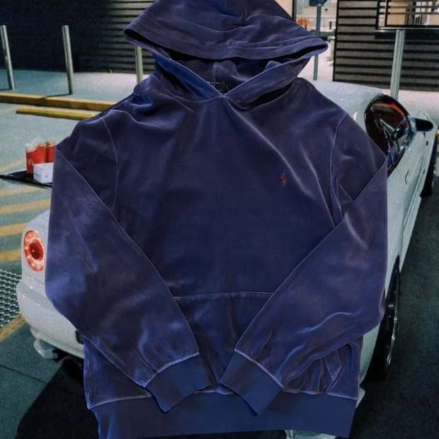 폴로 랄프로렌 벨벳 후드티 (Man L) AA1349