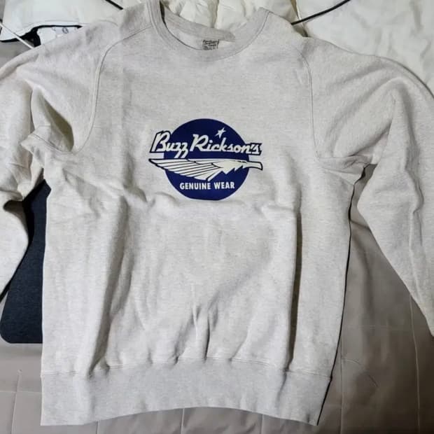 버즈릭슨 BUZZRICKSONS FREEDOM 스웻 오트밀 xxl