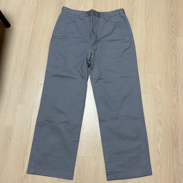 무신사 와이드 치노팬츠 그레이