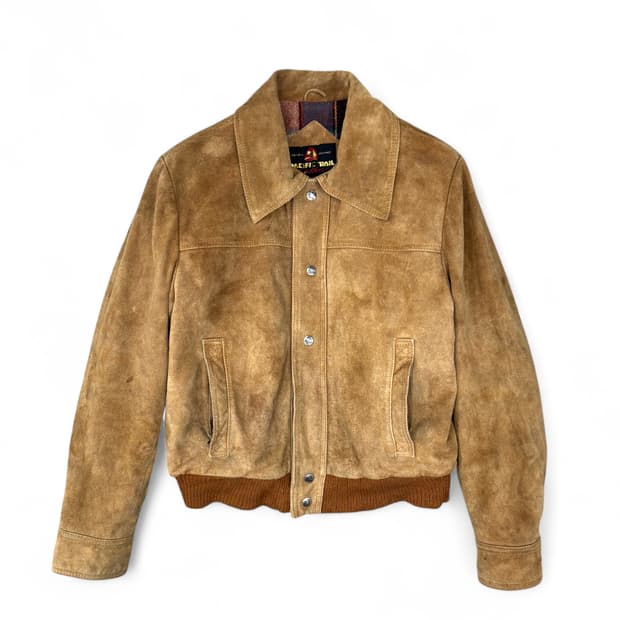 80's Pacific Trail Sportswear 스웨이드 블루종