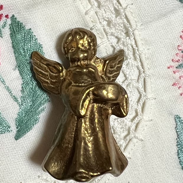 프랑스자수 쿠션커버, 은도금 미니촛대, 천사촛대