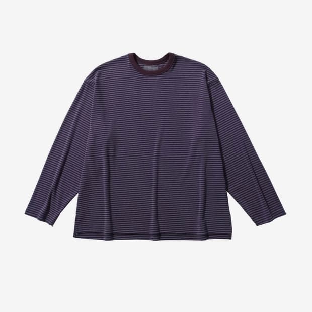 발루트 스트라이프 롱슬리브 퍼플 3