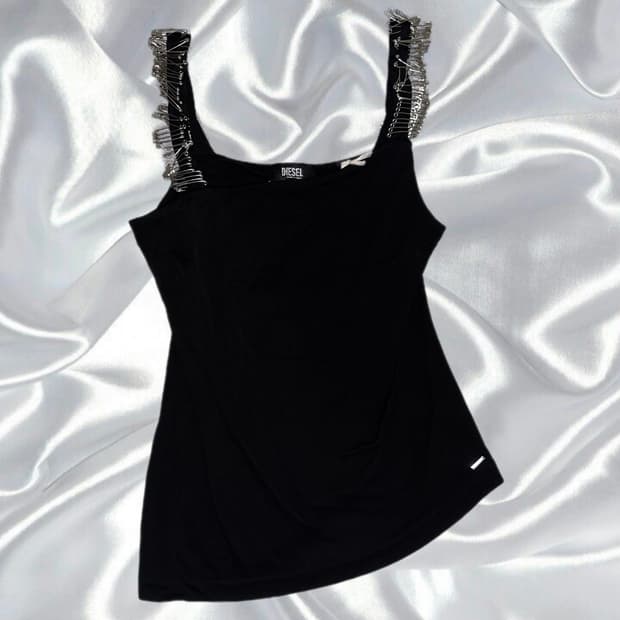 Diesel clip sleeveless top