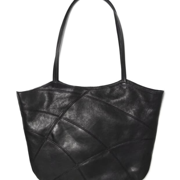 해칭룸 웹 토트 레더 백