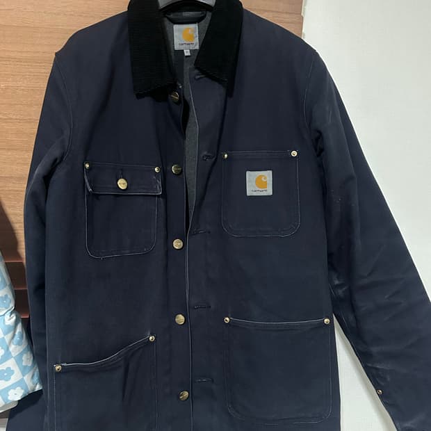 칼하트 WIP 블랙 OG 디트로이트 자켓 네이비