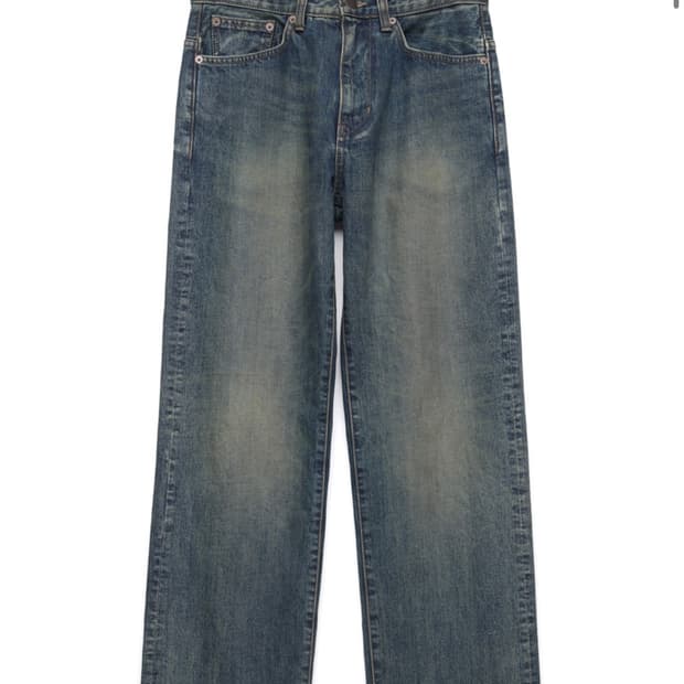 (4)해칭룸 Straight Jeans Mud Blue
