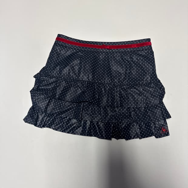 여성 르꼬끄 골프 귀여운 땡땡이 도트 스커트 치마 9