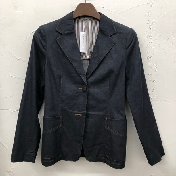 아쿠아스큐텀 일본 생산 데님 블레이저