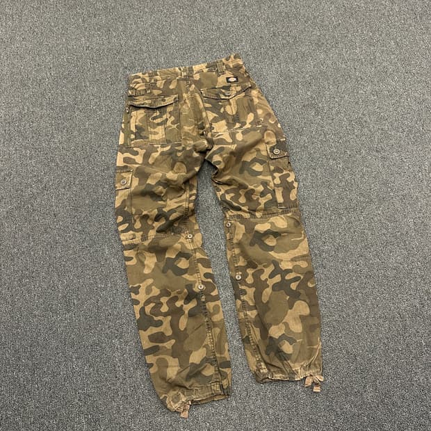 33) 디키즈 빈티지 카모 카고팬츠
