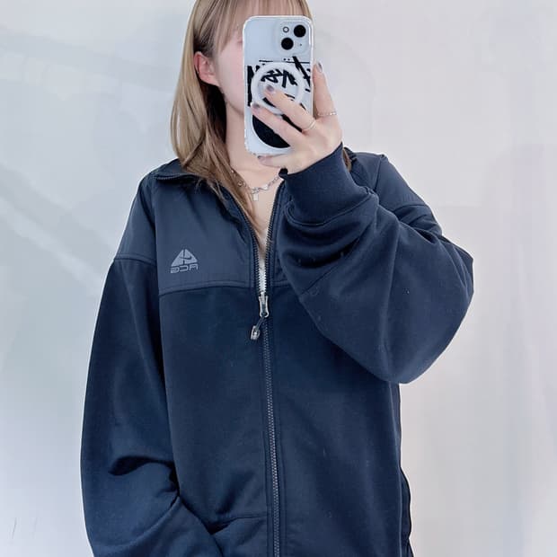 나이키 acg 블랙 코튼 집업