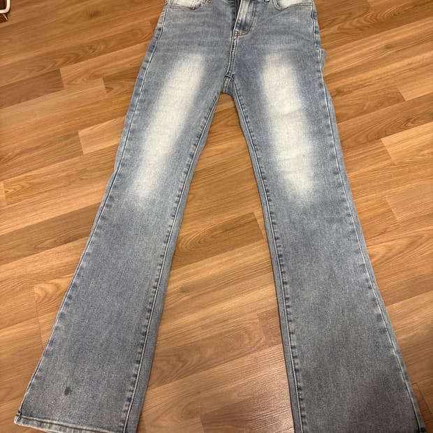 부츠컷 데님팬츠 빈티지