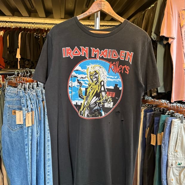 아이언 메이든 Iron Maiden 락밴드 프린팅 티셔츠