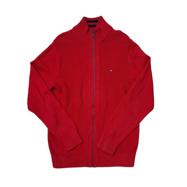 타미힐피거 니트 집업