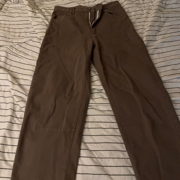 9999아카이브 커브드 팬츠 