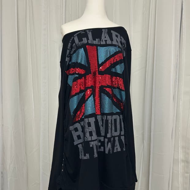 브리티시 영국국기 롱슬리브 (뒷면예쁨)