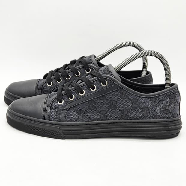  구찌 우먼스 GG 로우탑 스니커즈 블랙 (39) 