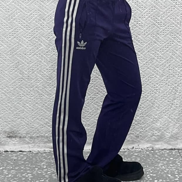 아디다스 파이어버드 Y2K 레트로 딥퍼플 트랙팬츠 95 C09523