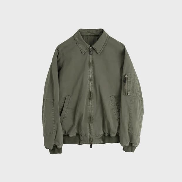 브라운야드 26ss 워시드 탱커 자켓 올리브 4