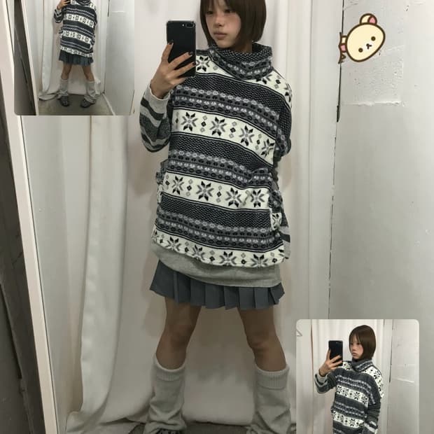 💭 눈꽃 패턴 코디 💭