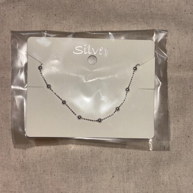 silver925 볼 체인 팔찌