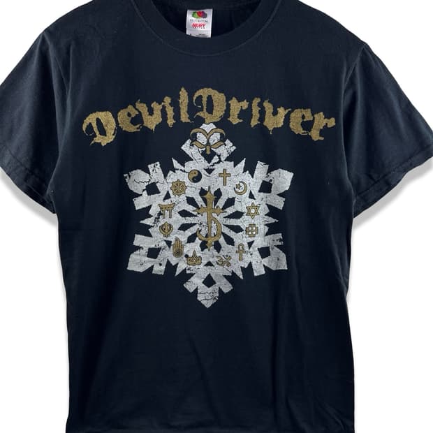 DevilDriver 음양오행 프린팅 티셔츠2628