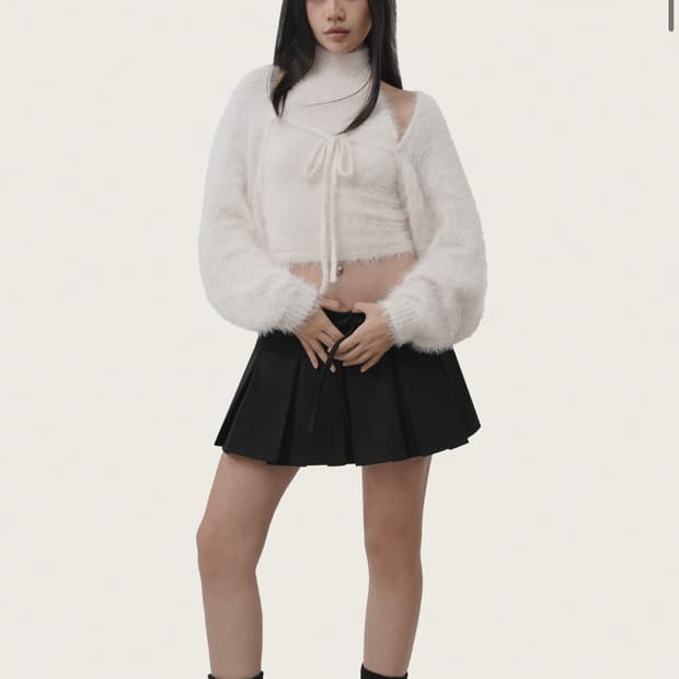 클리시어 볼레로 Sorbet fluffy bolero