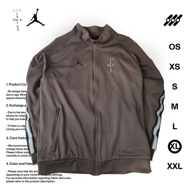 캑터스잭 X 조던 XL사이즈 트랙자켓