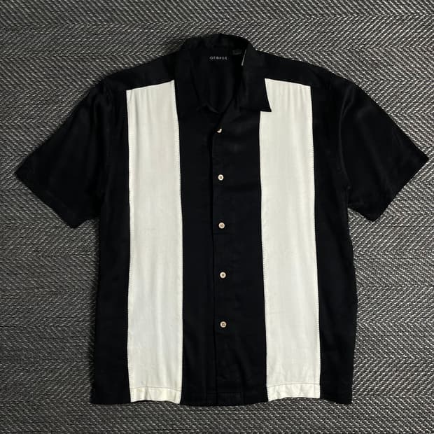 USA 오리지날 빈티지 패턴 쿠바 셔츠o 3406