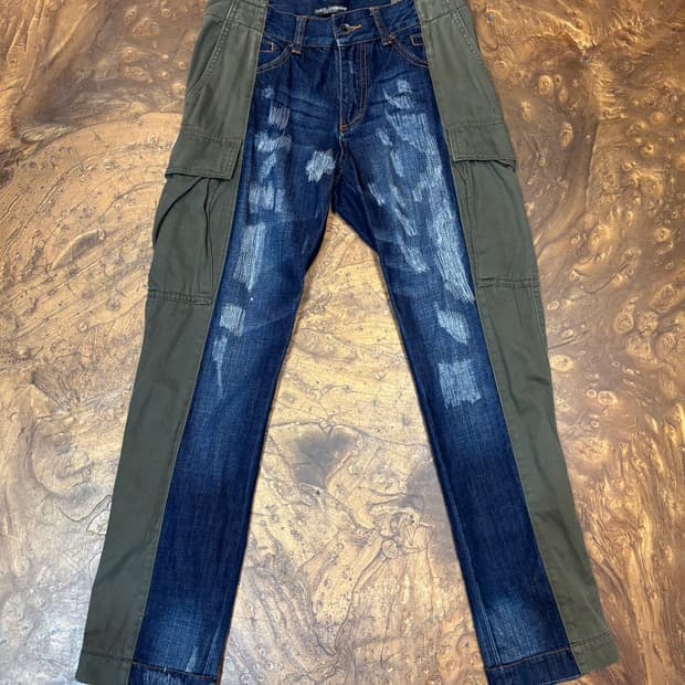 Dolce&Gabbana 돌체앤가바나 하프 카고 데님 팬츠