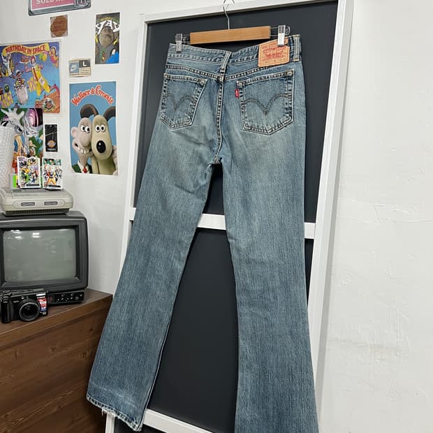 00s Levis 리바이스 577 부츠컷 나팔핏 데님 팬츠