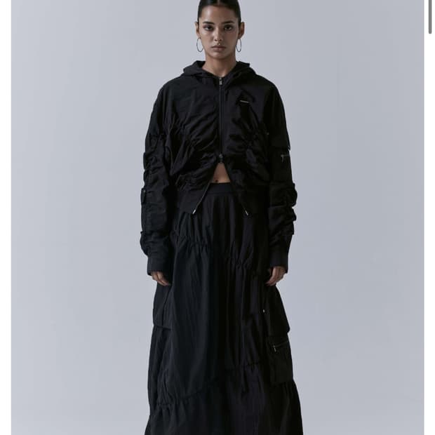 트리밍버드 Nylon Cargo Shirring Set-up