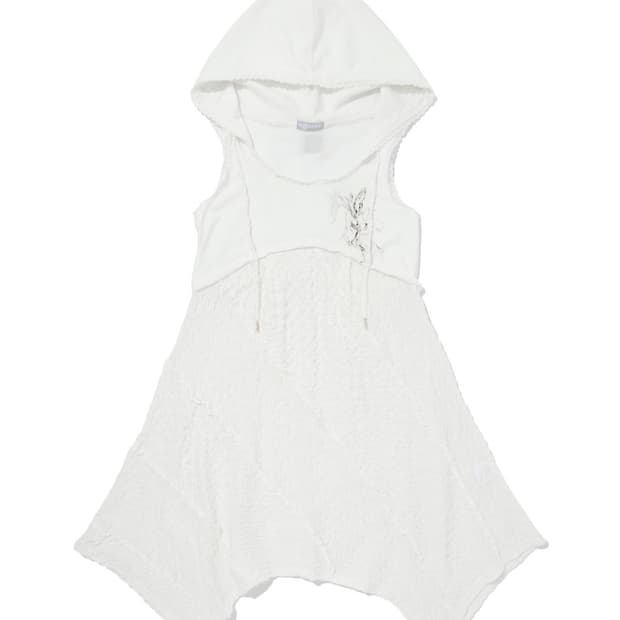 허그유어스킨 레이스 패치워크 드레스