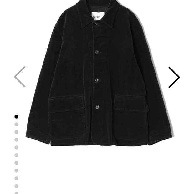 홀리선 코듀로이 자켓 블랙 M