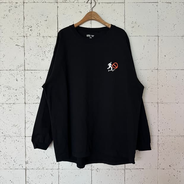 XL 유니클로 x shinpei ueno 롱슬리브 블랙
