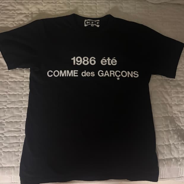 꼼데가르송 1986 티셔츠