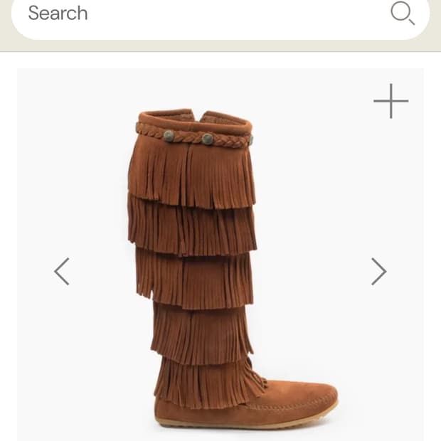 미네통카 5레이어 프린지 태슬 에스닉 부츠