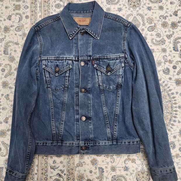 90s 리바이스 7505  데님 트러커자켓 M