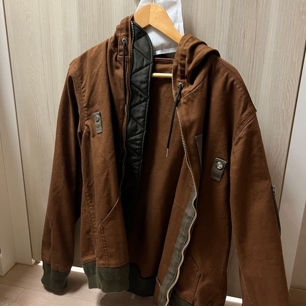 사카이 칼하트 집업 후드 자켓