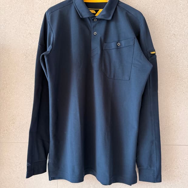 남자 카라넥 긴팔 티셔츠