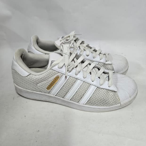 아디다스 슈퍼스타 화이트 스니커즈 260mm