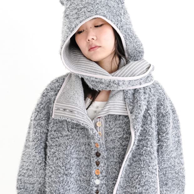 샵페어리 플리스 fluffy button fleece pullover