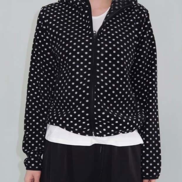 yue 도트 후리스