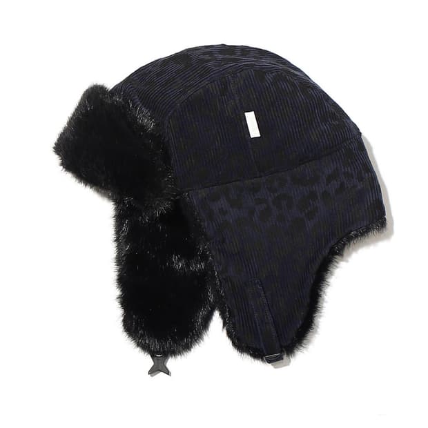 페치 트루퍼 레오파드 네이비 라지 사이즈