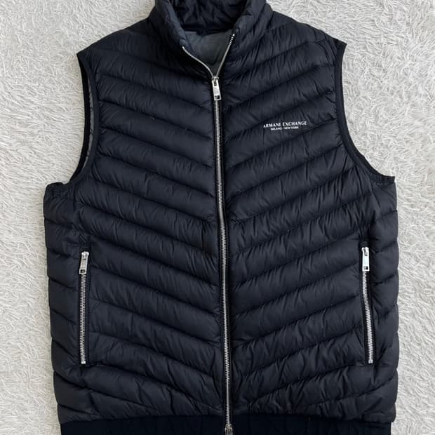 아르마니 익스체인지 덕다운 조끼/#630
