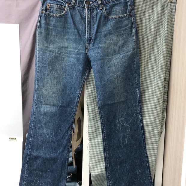 라스트70s 리바이스517 부츠컷 66후기 허리34 둘레84.5