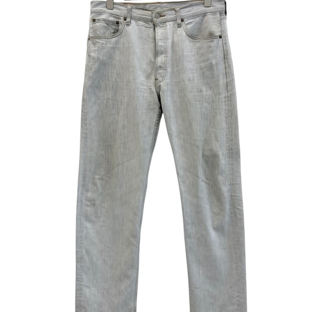 00s 재팬 리바이스 501 라이트그레이 데님팬츠 (34)