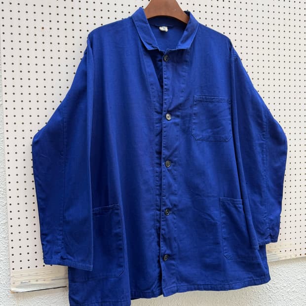 OLD VINTAGE DARK BLUE FRENCH 빈티지프렌치워크자켓