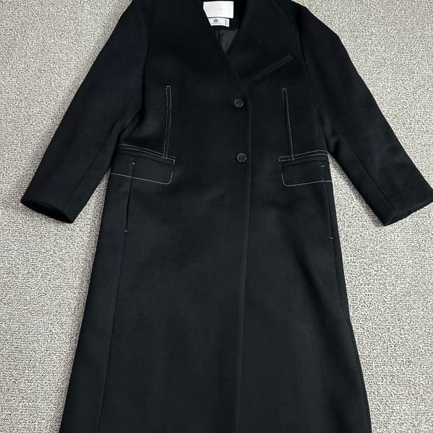 아위 캐시미어 롱코트