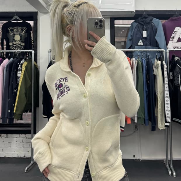 히스테릭 글래머 히스걸 니트 가디건